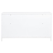 Pemberly Row 8-Drawer Contemporary Bedroom Dresser Cabinet in White