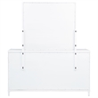 Pemberly Row 8-Drawer Contemporary Bedroom Dresser with Mirror in White