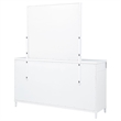Pemberly Row 8-Drawer Contemporary Bedroom Dresser with Mirror in White