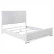 Pemberly Row 4-Piece California King Bedroom Set in White and Light Gray