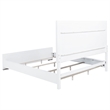 Pemberly Row 4-Piece California King Bedroom Set in White and Light Gray