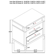 Pemberly Row 4-Piece Queen Bedroom Set in White and Light Gray