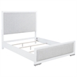 Pemberly Row 4-Piece Queen Bedroom Set in White and Light Gray