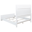Pemberly Row 4-Piece Queen Bedroom Set in White and Light Gray