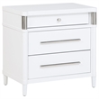 Pemberly Row 4-Piece Queen Bedroom Set in White and Light Gray