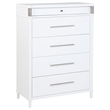 Pemberly Row 5-Piece Queen Bedroom Set in White and Light Gray