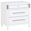 Pemberly Row 5-Piece Queen Bedroom Set in White and Light Gray