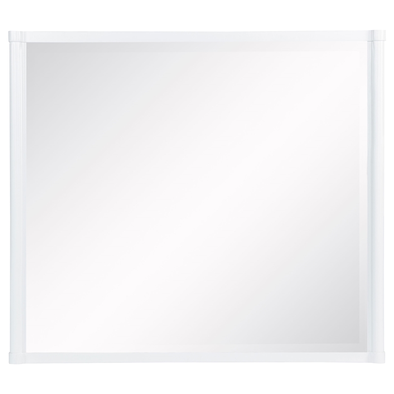 Pemberly Row 5-Piece Queen Bedroom Set in White and Light Gray