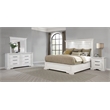 Pemberly Row 4-Piece Eastern King Bedroom Set in Vintage White