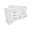 Pemberly Row 4-Piece Eastern King Bedroom Set in Vintage White