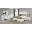 Pemberly Row 5-Piece Traditional Queen Bedroom Set in Vintage White