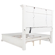 Pemberly Row 4-Piece Traditional Queen Bedroom Set in Vintage White