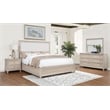 Pemberly Row 4-Piece California King Bedroom Set in Washed Oak Brown