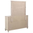 Pemberly Row 6-Drawer Bedroom Dresser with Mirror in Washed Oak Brown