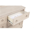 Pemberly Row 6-Drawer Bedroom Dresser with Mirror in Washed Oak Brown