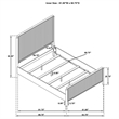 Pemberly Row 5-Piece Wire-Brushed Queen Bedroom Set in Black