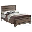 Pemberly Row 5-Piece Queen Bedroom Set in Washed Taupe Brown and Black