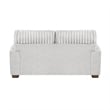 Pemberly Row 70-Inch Loveseat with 4 Pillows in Light Gray Corduroy