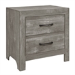 Pemberly Row 3-Piece Farmhouse Full Bedroom Set in Gray and Black