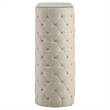 Pemberly Row 5-Drawer Tall Boucle Bedroom Chest in Ivory White