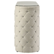 Pemberly Row 6-Drawer Modern Boucle Bedroom Dresser in Ivory White