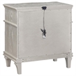 Pemberly Row 4-Piece Queen Bedroom Set in Silver Oak and Ivory