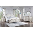 Pemberly Row 5-Piece Queen Bedroom Set in Silver Oak and Ivory