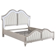 Pemberly Row 5-Piece California King Bedroom Set in Silver Oak and Ivory