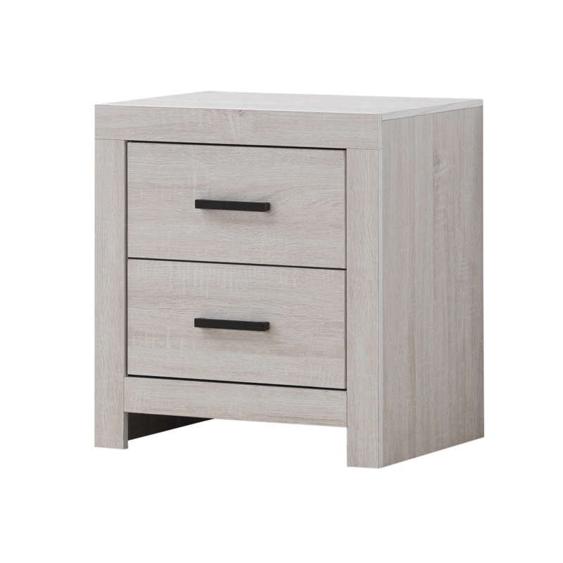 Pemberly Row 5-Piece Eastern King Panel Bedroom Set in Coastal White