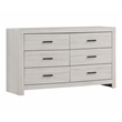 Pemberly Row 5-Piece Eastern King Panel Bedroom Set in Coastal White