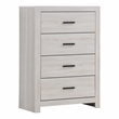 Pemberly Row 5-Piece Eastern King Panel Bedroom Set in Coastal White