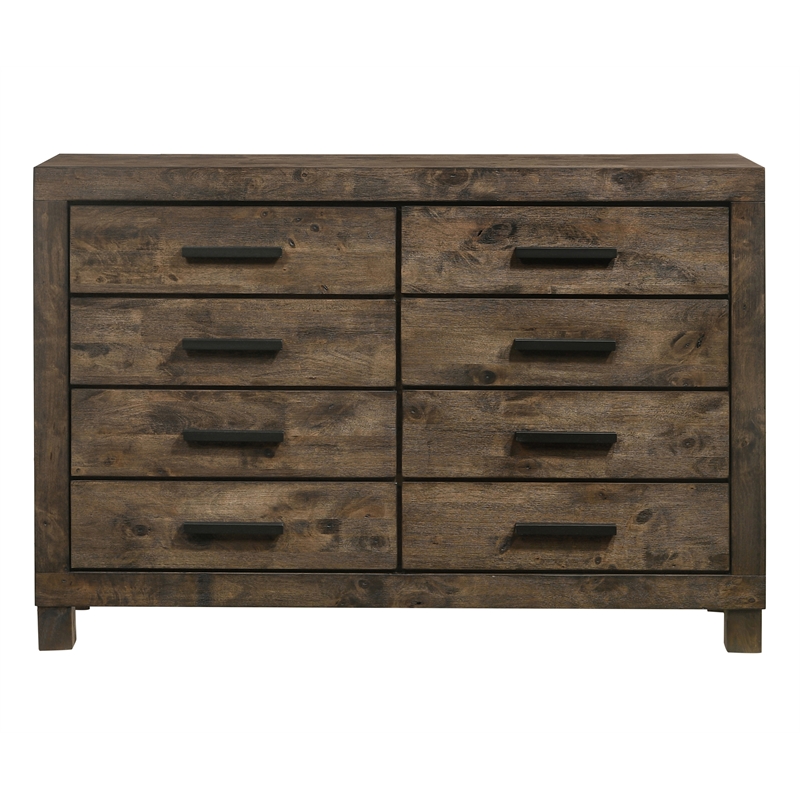 Pemberly Row 4-Piece California King Bedroom Set in Golden Brown