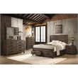 Pemberly Row 5-Piece California King Bedroom Set in Golden Brown