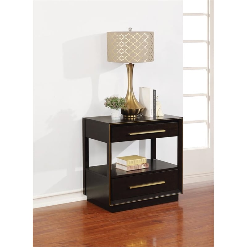 Pemberly Row 4-Piece Queen Velvet Bedroom Set in Smoked Peppercorn