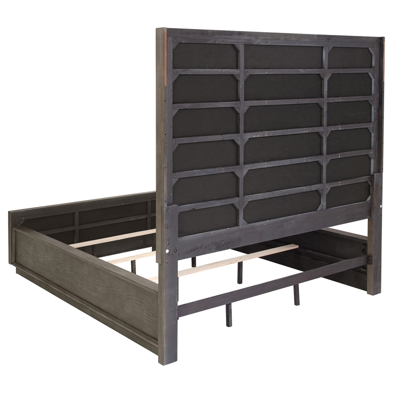 Pemberly Row 5-Piece California King Bedroom Set in Taupe Oak