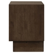 Pemberly Row 2-Drawer Nightstand Bedside Table in Warm Brown
