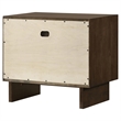 Pemberly Row 2-Drawer Nightstand Bedside Table in Warm Brown