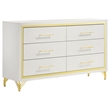 Pemberly Row 5-Piece Eastern King Wingback Bedroom Set in Beige and White