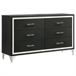 Pemberly Row 5-Piece Queen Wingback Bedroom Set in Gray and Black