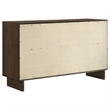 Pemberly Row 4-Piece Eastern King Platform Bedroom Set in Warm Brown