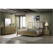 Pemberly Row 4-Piece Queen Upholstered Bedroom Set in Nutmeg
