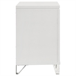 Pemberly Row Italian 2-Drawer Nightstand Bedside Table in White