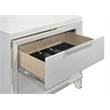 Pemberly Row Italian 2-Drawer Nightstand Bedside Table in White