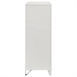 Pemberly Row Modern Italian 5-Drawer Chest of Drawers in White