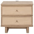 Pemberly Row 4-Piece California King Coastal Bedroom Set in Beige Oak