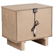 Pemberly Row 4-Piece California King Coastal Bedroom Set in Beige Oak