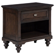 Pemberly Row 5-Piece Four Poster Queen Bedroom Set in Dark Oak