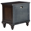 Pemberly Row 5-Piece Four Poster Queen Bedroom Set in Dark Oak