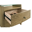 Pemberly Row 5-Piece Eastern King Upholstered Bedroom Set in Natural Pine