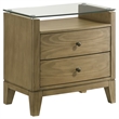 Pemberly Row 4-Piece California King Bedroom Set in Natural Pine